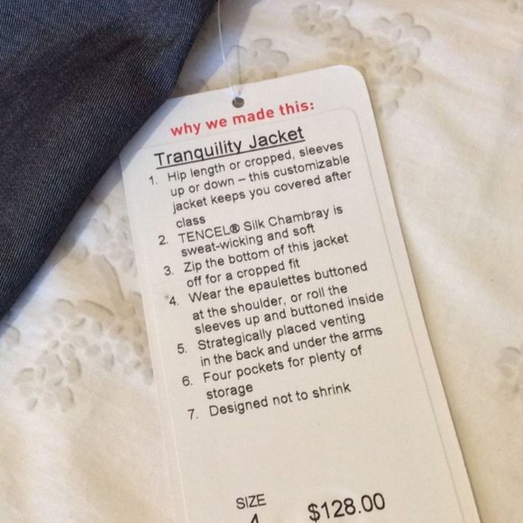 Lululemon Tranquility Jacket - Picture 5 of 12
